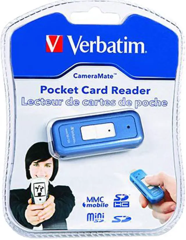 Alt view image 9 of 10 - Verbatim CameraMate 96504 USB 2.0 Pocket Reader
