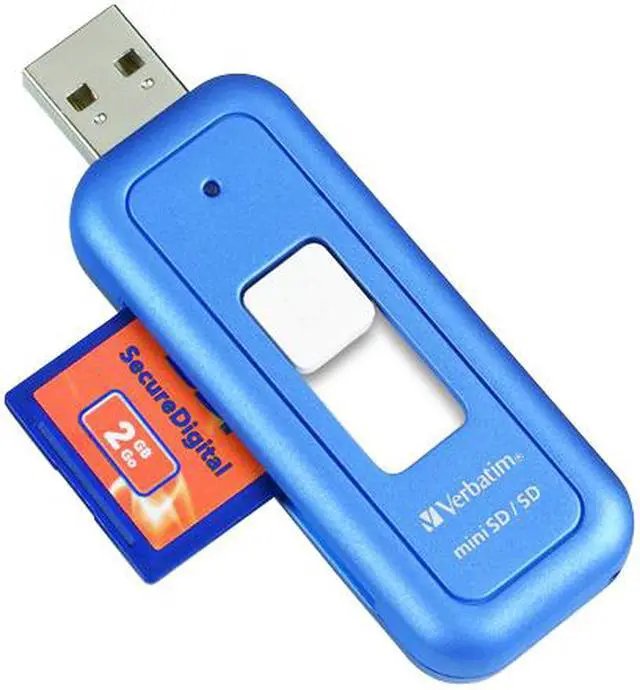 Alt view image 7 of 10 - Verbatim CameraMate 96504 USB 2.0 Pocket Reader