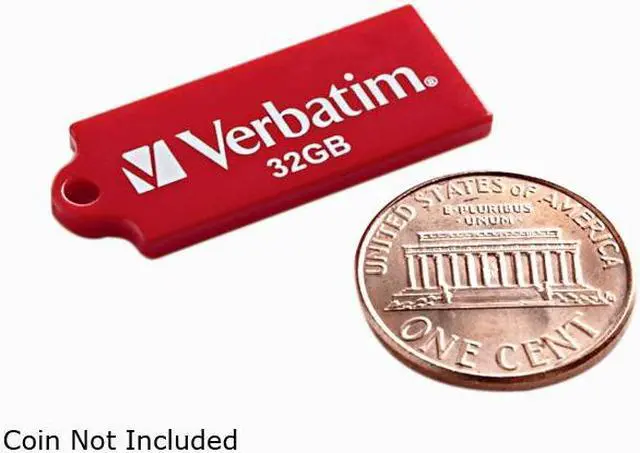 Alt view image 3 of 4 - Verbatim TUFF-'N'-TINY 32GB USB 2.0 Flash Drive 97465