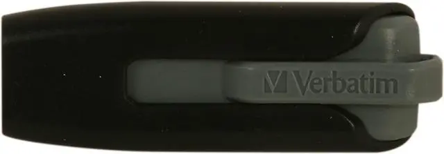 Alt view image 2 of 5 - Verbatim 32GB Store 'n' Go V3 USB 3.0 Flash Drive, Black/Gray Model 49173