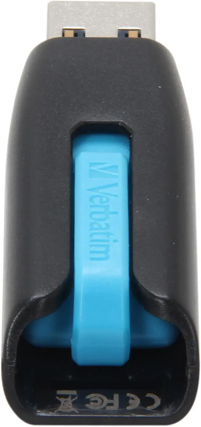 Alt view image 4 of 5 - Verbatim Store 'n' Go V3 16 GB USB 3.0 Flash Drive - Caribbean Blue