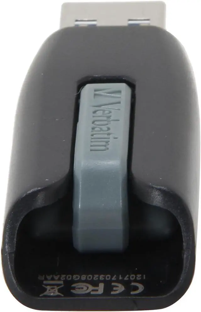 Alt view image 4 of 5 - Verbatim Store 'n' Go V3 8GB USB 3.0 Flash Drive, Black/Gray