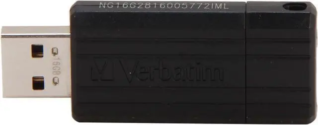 Alt view image 2 of 5 - Verbatim Pinstripe 16GB USB 2.0 Flash Drive 49063