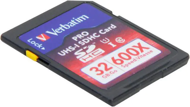 Alt view image 2 of 4 - Verbatim PRO 32 GB Secure Digital High Capacity (SDHC) - 1 Card