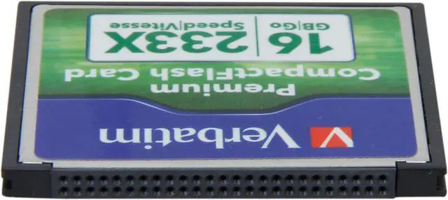 Alt view image 3 of 5 - Verbatim Premium 16 GB CompactFlash (CF) Card - 1 Card/1 Pack
