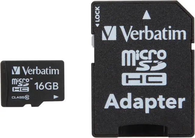 Main image of Verbatim 16 GB microSD High Capacity (microSDHC) - 1 Card