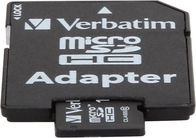 Alt view image 4 of 5 - Verbatim 16 GB microSD High Capacity (microSDHC) - 1 Card