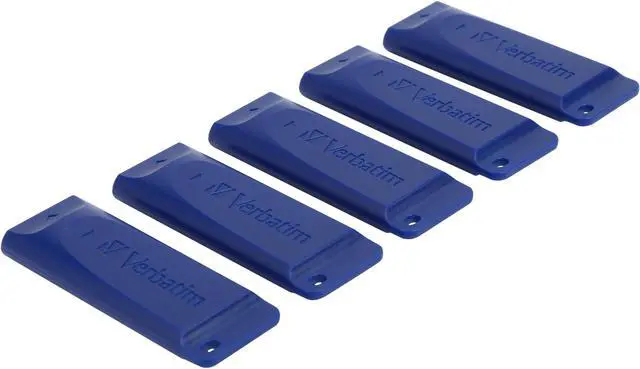 Alt view image 2 of 6 - Verbatim 8GB USB Flash Drive (Blue, 5-Pack) 99121