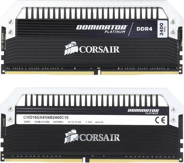 CORSAIR Dominator Platinum 16GB (4 x 4GB) DDR4 2400 (PC4 19200