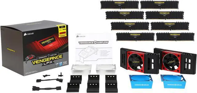 Alt view image 6 of 6 - CORSAIR Vengeance LPX 64GB (8 x 8GB) DDR4 3200 (PC4 25600) Desktop Memory Model CMK64GX4M8B3200C16