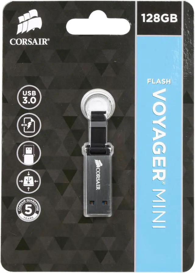 Alt view image 4 of 4 - Corsair 128GB Voyager Mini USB 3.0 Flash Drive (CMFMINI3-128GB)