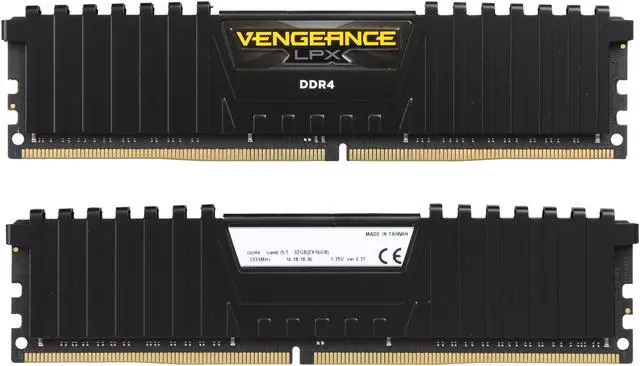 Alt view image 2 of 7 - CORSAIR Vengeance LPX 32GB (2 x 16GB) DDR4 3333 (PC4 26600) Desktop Memory Model CMK32GX4M2B3333C16