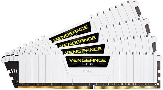 Main image of CORSAIR Vengeance LPX 32GB (4 x 8GB) DDR4 2666 (PC4 21300) Desktop Memory Model CMK32GX4M4A2666C16W