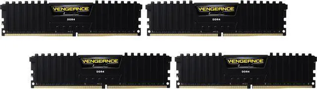Main image of CORSAIR Vengeance LPX 64GB (4 x 16GB) DDR4 2400 (PC4 19200) Desktop Memory Model CMK64GX4M4A2400C16