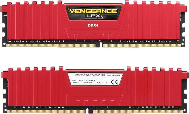Alt view image 2 of 7 - CORSAIR Vengeance LPX 16GB (2 x 8GB) DDR4 4000 (PC4 32000) Memory (Desktop Memory) Model CMK16GX4M2B4000C19R