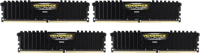 Main image of CORSAIR Vengeance LPX 64GB (4 x 16GB) DDR4 3000 (PC4 24000) Desktop Memory Model CMK64GX4M4C3000C15