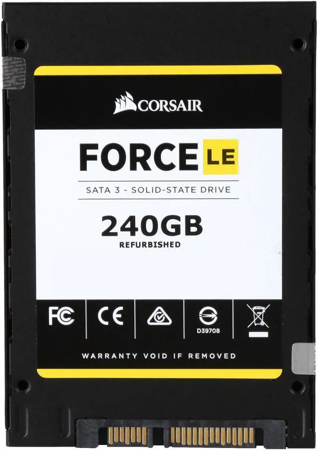 Alt view image 4 of 5 - Corsair Force LE 2.5" 240GB SATA III TLC Internal Solid State Drive (SSD) CSSD-F240GBLEB/RF2