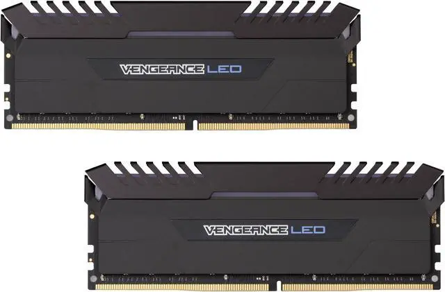 Alt view image 2 of 4 - CORSAIR Vengeance LED 16GB (2 x 8GB) DDR4 3200 (PC4 25600) Memory (Desktop Memory) Model CMU16GX4M2C3200C16B
