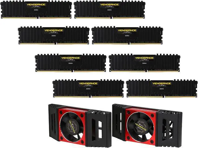 Main image of CORSAIR Vengeance LPX 64GB (8 x 8GB) DDR4 3333 (PC4 26600) Desktop Memory Model CMK64GX4M8B3333C16