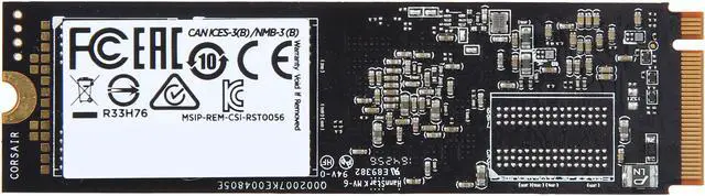 Alt view image 3 of 4 - Corsair Force MP500 M.2 2280 240GB PCI-Express 3.0 x4 MLC Internal Solid State Drive (SSD) CSSD-F240GBMP500/RF2