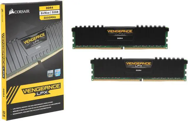 Alt view image 3 of 3 - CORSAIR Vengeance LPX 32GB (2 x 16GB) DDR4 3000 (PC4 24000) Desktop Memory Model CMK32GX4M2L3000C15