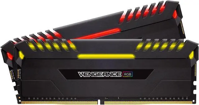 Main image of CORSAIR Vengeance RGB DRAM 32GB (2 x 16GB) 288-Pin DDR4 3000 (PC4 24000) Desktop Memory Model CMR32GX4M2C3000C16