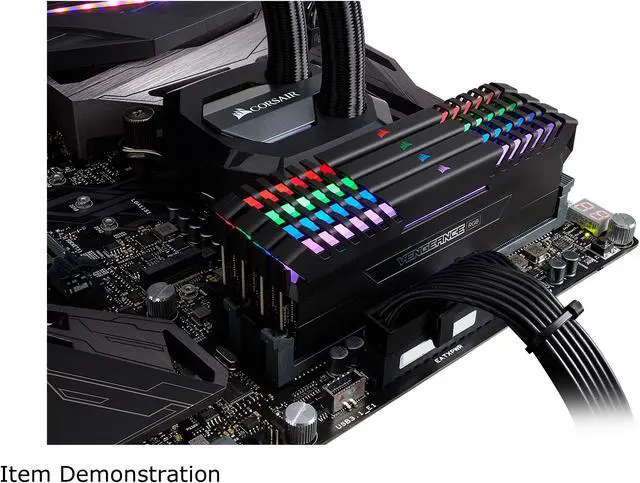 Alt view image 3 of 5 - CORSAIR Vengeance RGB DRAM 32GB (2 x 16GB) 288-Pin DDR4 3000 (PC4 24000) Desktop Memory Model CMR32GX4M2C3000C16