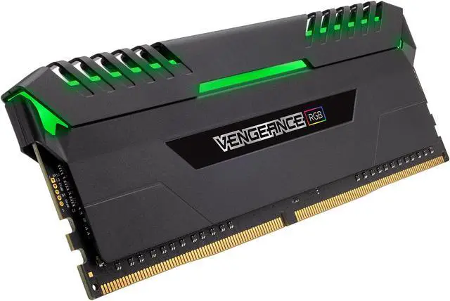 Alt view image 2 of 5 - CORSAIR Vengeance RGB 32GB (2 x 16GB) DDR4 3200 (PC4 25600) Desktop Memory Model CMR32GX4M2D3200C16