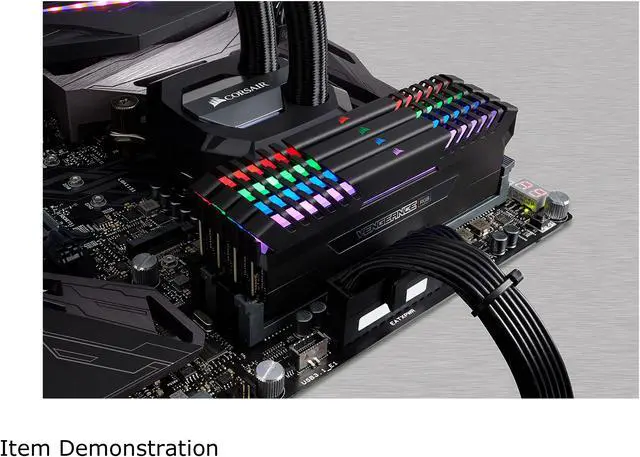 Alt view image 3 of 5 - CORSAIR Vengeance RGB 32GB (2 x 16GB) DDR4 3200 (PC4 25600) Desktop Memory Model CMR32GX4M2D3200C16