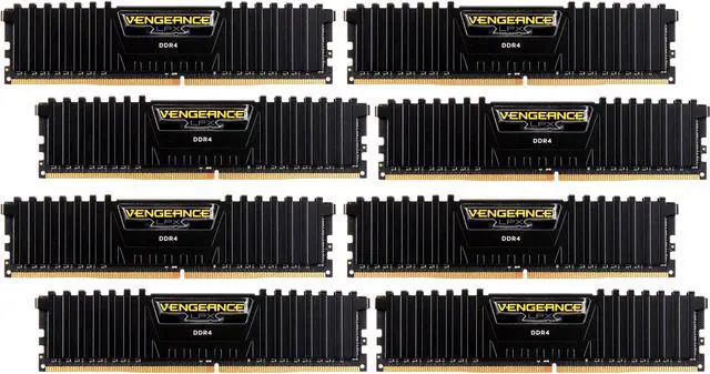 Main image of CORSAIR Vengeance LPX 64GB (8 x 8GB) DDR4 3000 (PC4 24000) Desktop Memory Model CMK64GX4M8C3000C16