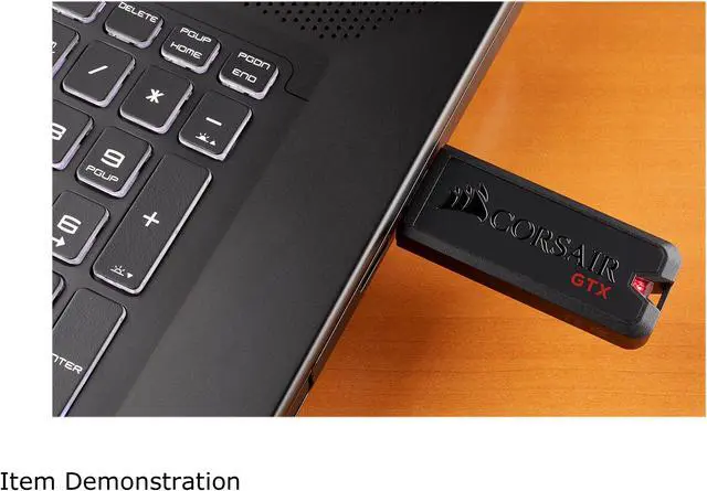 Alt view image 7 of 15 - CORSAIR Voyager GTX 256GB USB 3.1 Premium Flash Drive CMFVYGTX3C-256GB