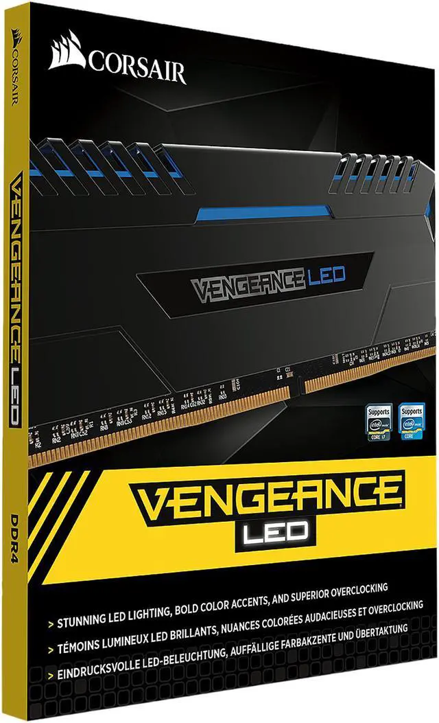 Alt view image 4 of 4 - CORSAIR Vengeance LED 16GB (2 x 8GB) DDR4 3000 (PC4 24000) Desktop Memory Model CMU16GX4M2D3000C16B