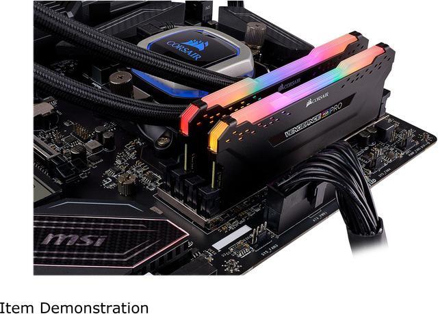 Alt view image 5 of 6 - CORSAIR Vengeance RGB Pro 16GB (2 x 8GB) 288-Pin DDR4 DRAM DDR4 3000 (PC4 24000) Desktop Memory Model CMW16GX4M2D3000C16