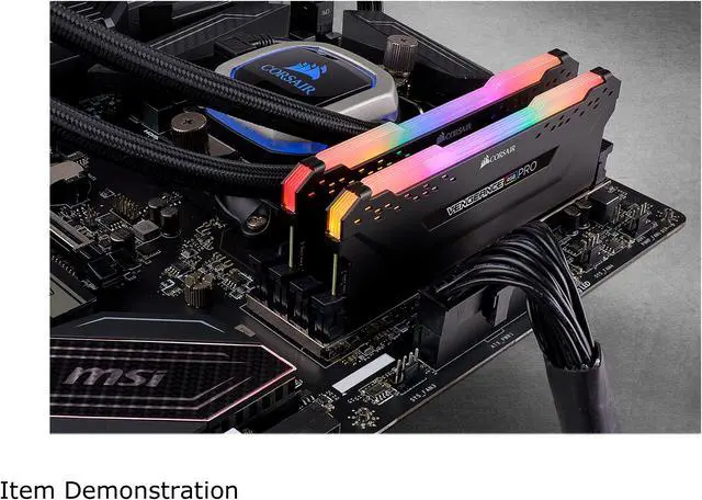 Alt view image 4 of 5 - CORSAIR Vengeance RGB Pro 32GB (2 x 16GB) DDR4 3000 (PC4 24000) Desktop Memory Model CMW32GX4M2C3000C15