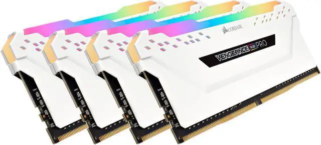 Alt view image 3 of 4 - CORSAIR Vengeance RGB Pro 64GB (4 x 16GB) DDR4 3600 (PC4 28800) Desktop Memory Model CMW64GX4M4K3600C18W