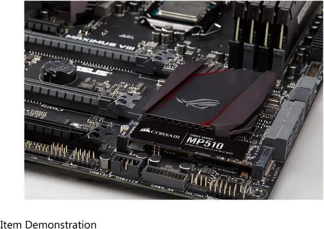 Alt view image 8 of 10 - Corsair Force MP510 M.2 2280 480GB PCI-Express 3.0 x4, NVMe 1.3 3D TLC Internal Solid State Drive (SSD) CSSD-F480GBMP510