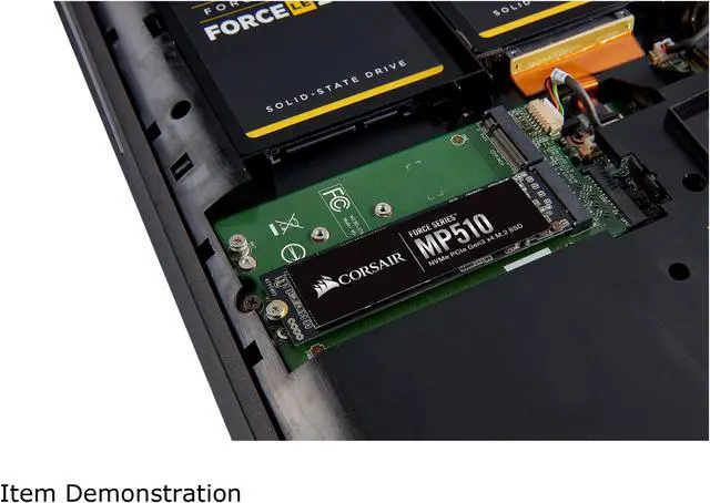 Alt view image 8 of 13 - Corsair Force MP510 M.2 2280 1.92TB PCI-Express 3.0 x4, NVMe 1.3 3D TLC Internal Solid State Drive (SSD) CSSD-F1920GBMP510