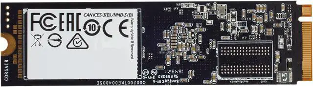 Alt view image 5 of 13 - Corsair Force MP510 M.2 2280 1.92TB PCI-Express 3.0 x4, NVMe 1.3 3D TLC Internal Solid State Drive (SSD) CSSD-F1920GBMP510