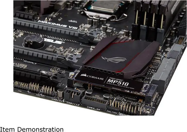 Alt view image 11 of 13 - Corsair Force MP510 M.2 2280 1.92TB PCI-Express 3.0 x4, NVMe 1.3 3D TLC Internal Solid State Drive (SSD) CSSD-F1920GBMP510