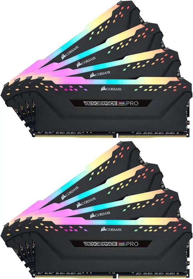 Main image of CORSAIR Vengeance RGB Pro 64GB (8 x 8GB) DDR4 4000 (PC4 32000) Desktop Memory Model CMW64GX4M8X4000C19