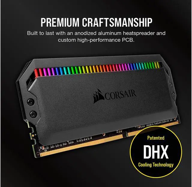 Alt view image 7 of 7 - CORSAIR DOMINATOR PLATINUM RGB (AMD Ryzen Ready) 16GB (2 x 8GB) DDR4 3200 (PC4 25600) AMD Optimized Desktop Memory Model CMT16GX4M2Z3200C16
