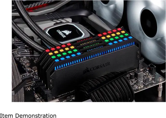 Alt view image 4 of 5 - CORSAIR Dominator Platinum RGB 64GB (4 x 16GB) DDR4 3466 (PC4 27700) Desktop Memory Model CMT64GX4M4C3466C16