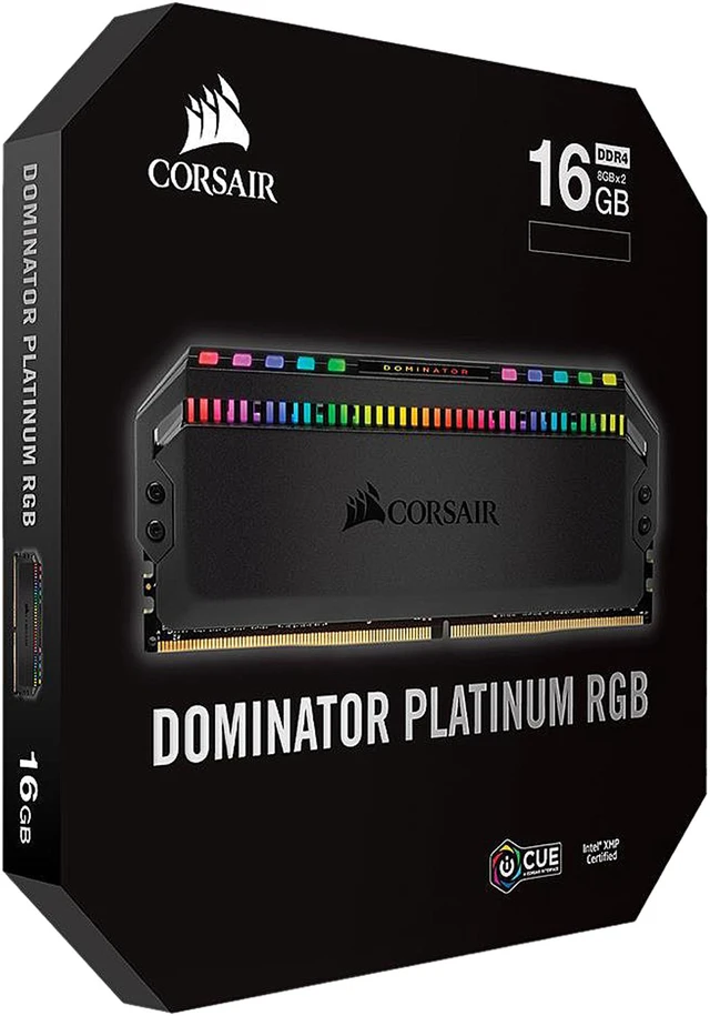 Alt view image 4 of 4 - CORSAIR Dominator Platinum RGB 16GB (2 x 8GB) DDR4 4600 (PC4 36800) Desktop Memory Model CMT16GX4M2K4600C19