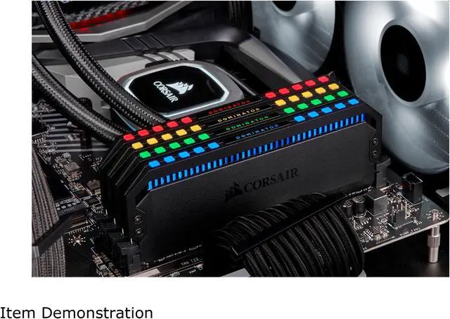 Alt view image 4 of 5 - CORSAIR Dominator Platinum RGB 64GB (4 x 16GB) DDR4 3600 (PC4 28800) Desktop Memory Model CMT64GX4M4K3600C16