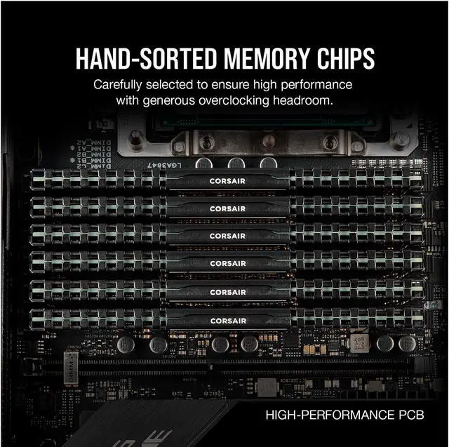 Alt view image 3 of 5 - CORSAIR Vengeance LPX 128GB (4 x 32GB) DDR4 2400 (PC4 19200) Desktop Memory Model CMK128GX4M4A2400C16