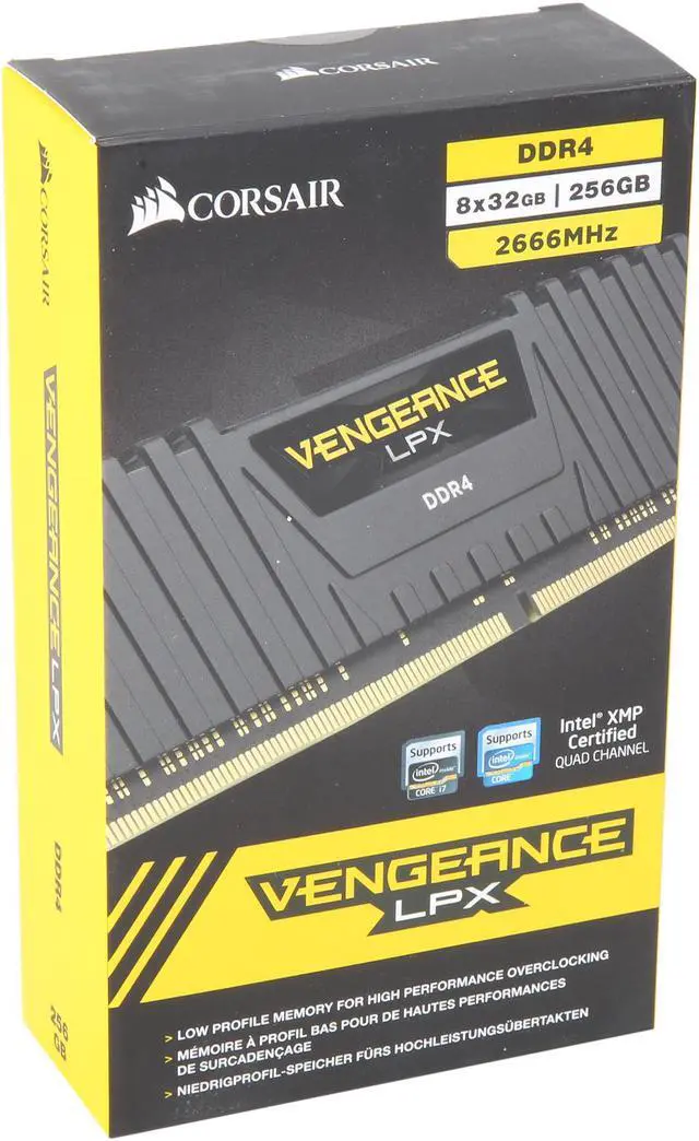 Alt view image 5 of 5 - CORSAIR Vengeance LPX 256GB (8 x 32GB) 288-Pin PC RAM DDR4 3200 (PC4 25600) Desktop Memory Model CMK256GX4M8E3200C16