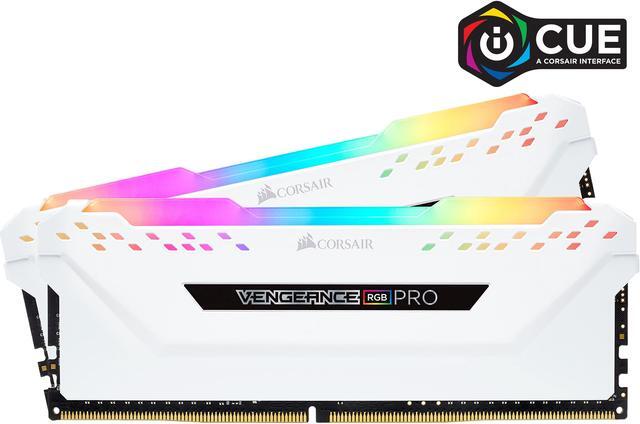 Alt view image 2 of 7 - CORSAIR Vengeance RGB Pro 16GB (2 x 8GB) 288-Pin PC RAM DDR4 3600 (PC4 28800) Desktop Memory Model CMW16GX4M2D3600C18W