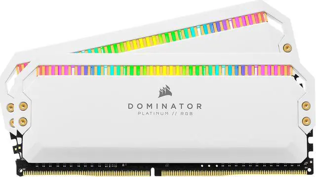 Main image of CORSAIR Dominator Platinum RGB 16GB (2 x 8GB) 288-Pin PC RAM DDR4 3600 (PC4 28800) Desktop Memory Model CMT16GX4M2C3600C18W