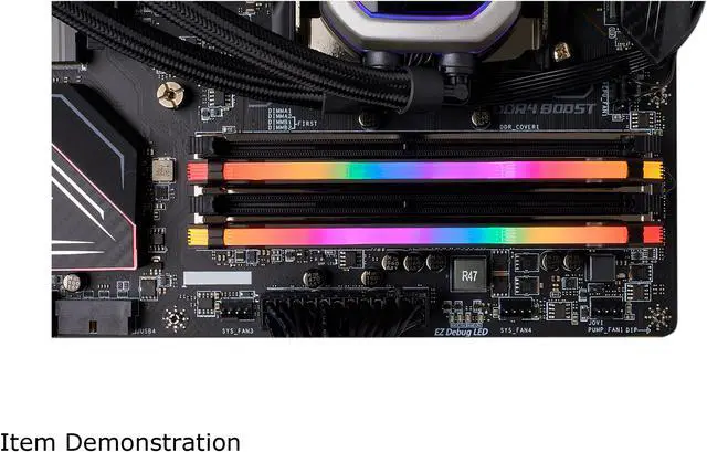 Alt view image 5 of 5 - CORSAIR Vengeance RGB Pro 64GB (4 x 16GB) 288-Pin PC RAM DDR4 3600 (PC4 28800) Desktop Memory Model CMW64GX4M4D3600C18
