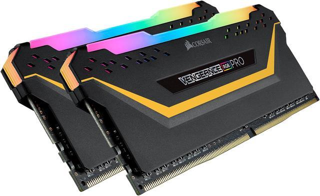 CORSAIR Vengeance RGB Pro 32GB (2 x 16GB) 288-Pin PC RAM DDR4 3200 